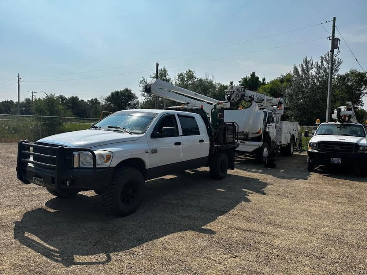 Watson Repair mobile service truck on a job
