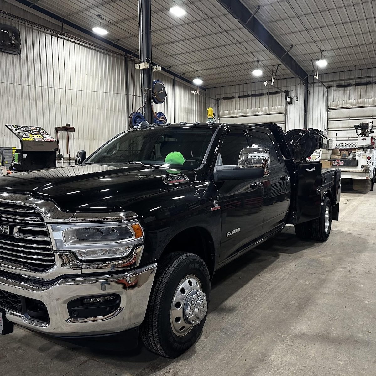 Service truck in the Watson Repair shop