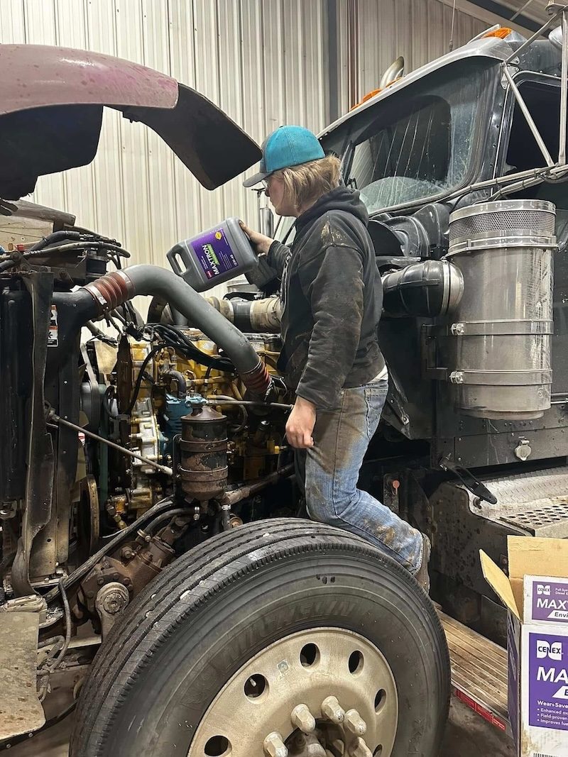 Welding and fabrication work in the shop